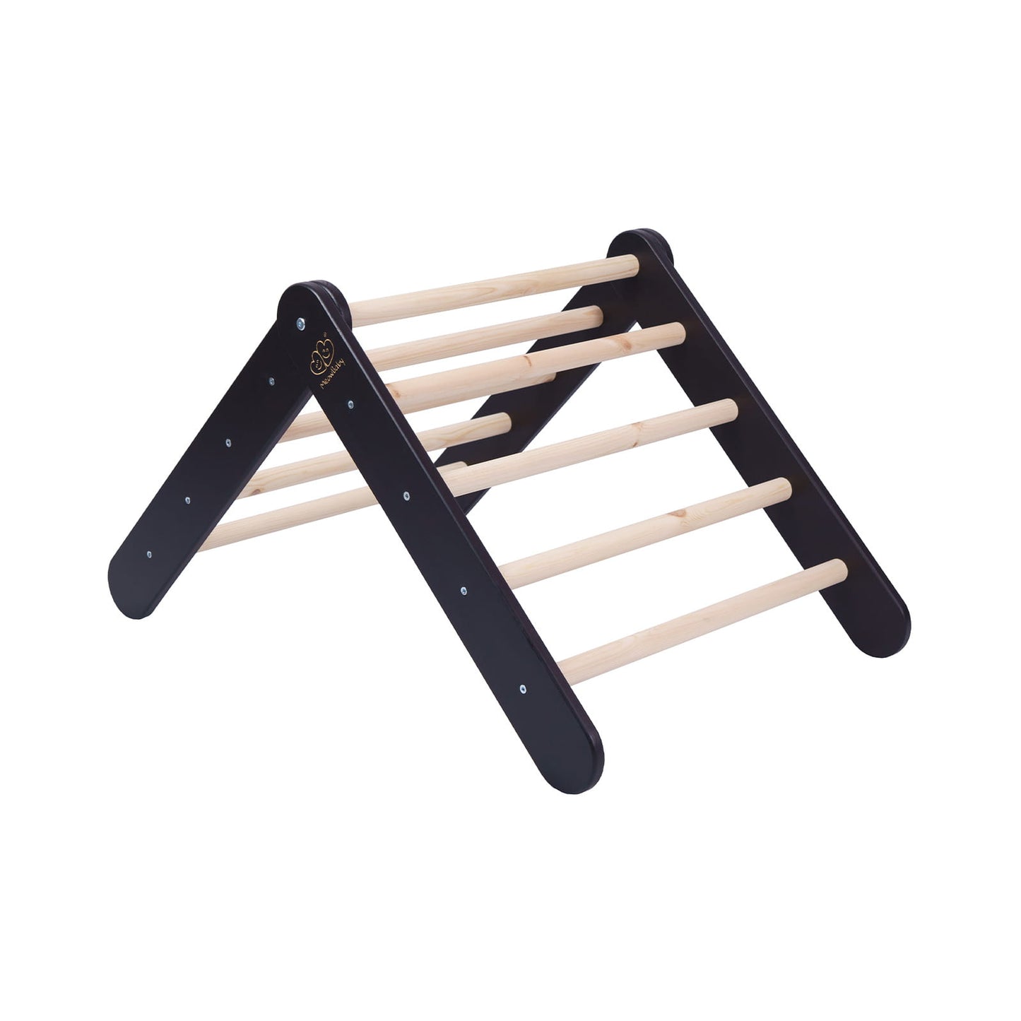 Large Wooden Pikler Ladder - Black