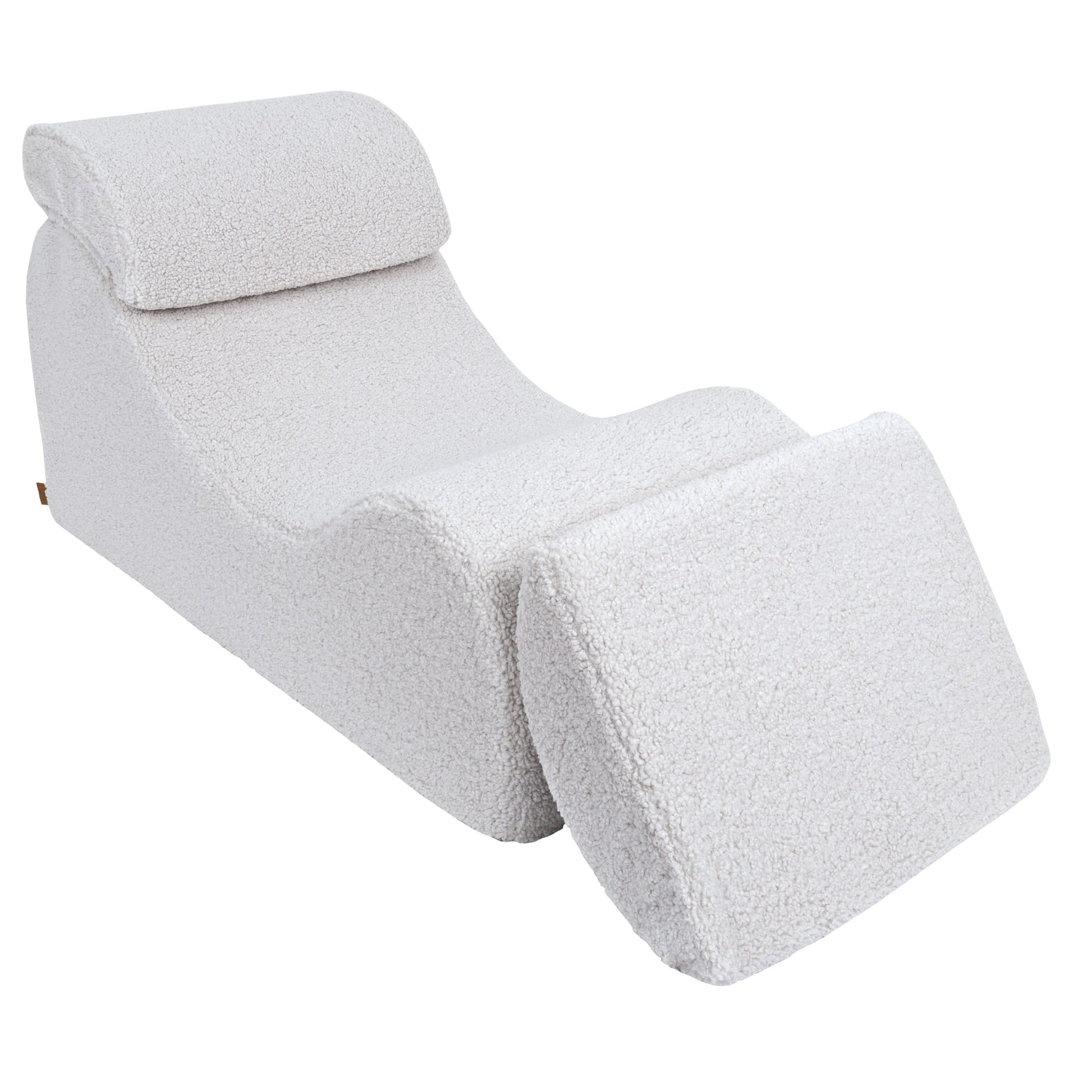 Wave Lounger - White Bearly