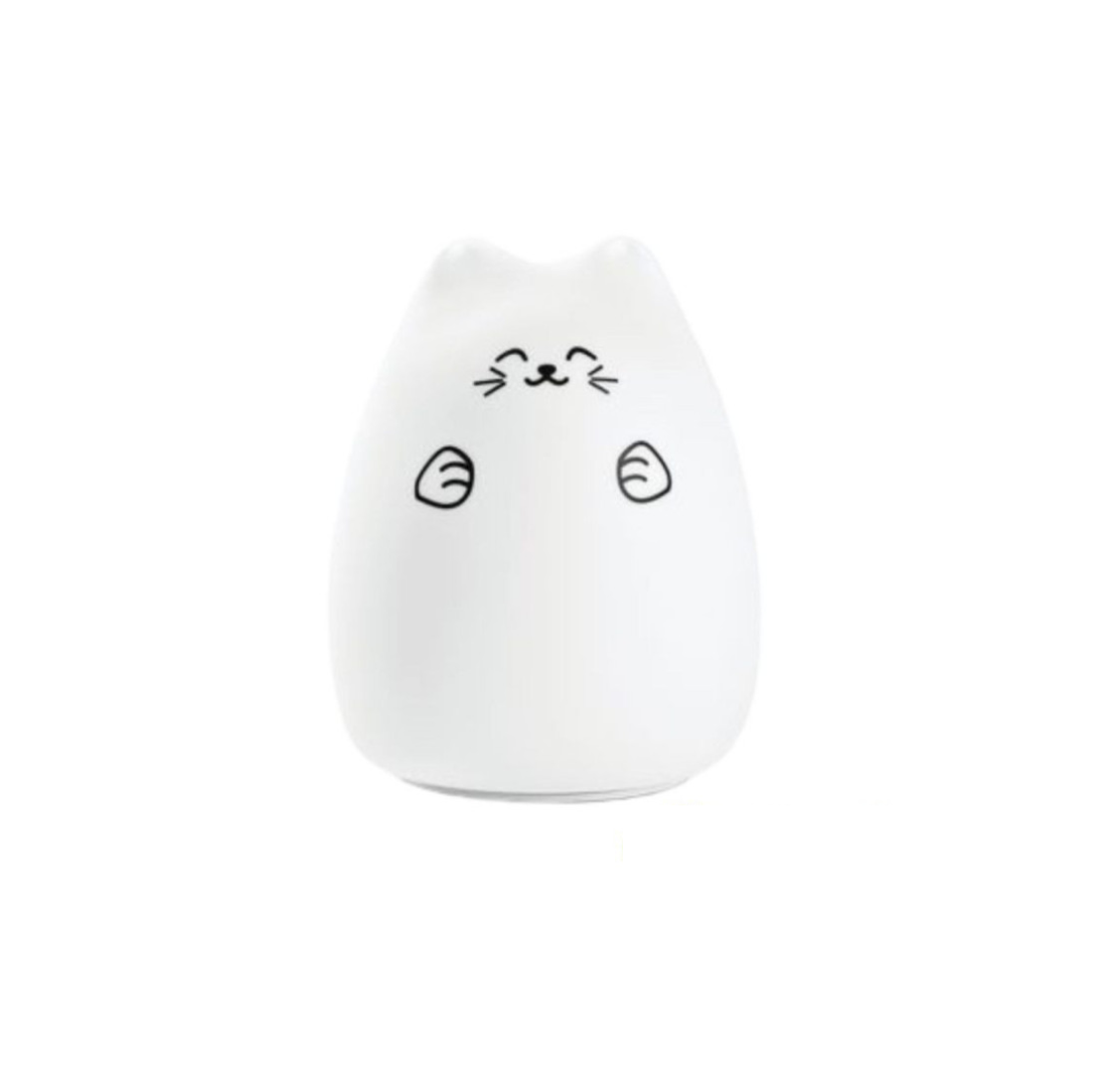 Lucky Cat Silicone Lamp - White